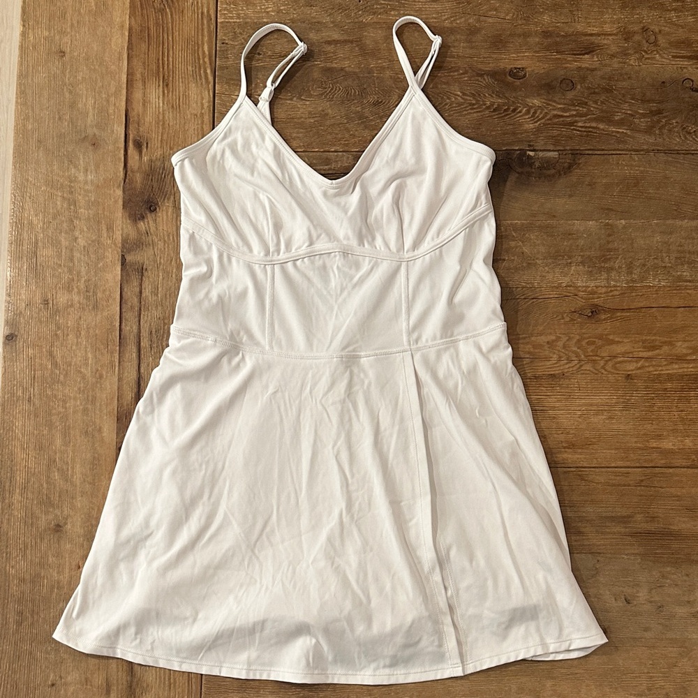 White Spaghetti Strap Dress
